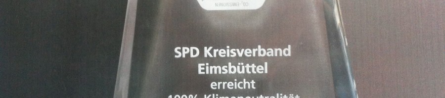 SPD Eimsbüttel weiterhin 100 % Klimaneutral
